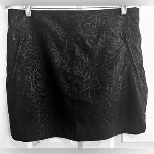 Orvis Women 4 Way Stretch Skort Athletic Outdoor Black Size Small